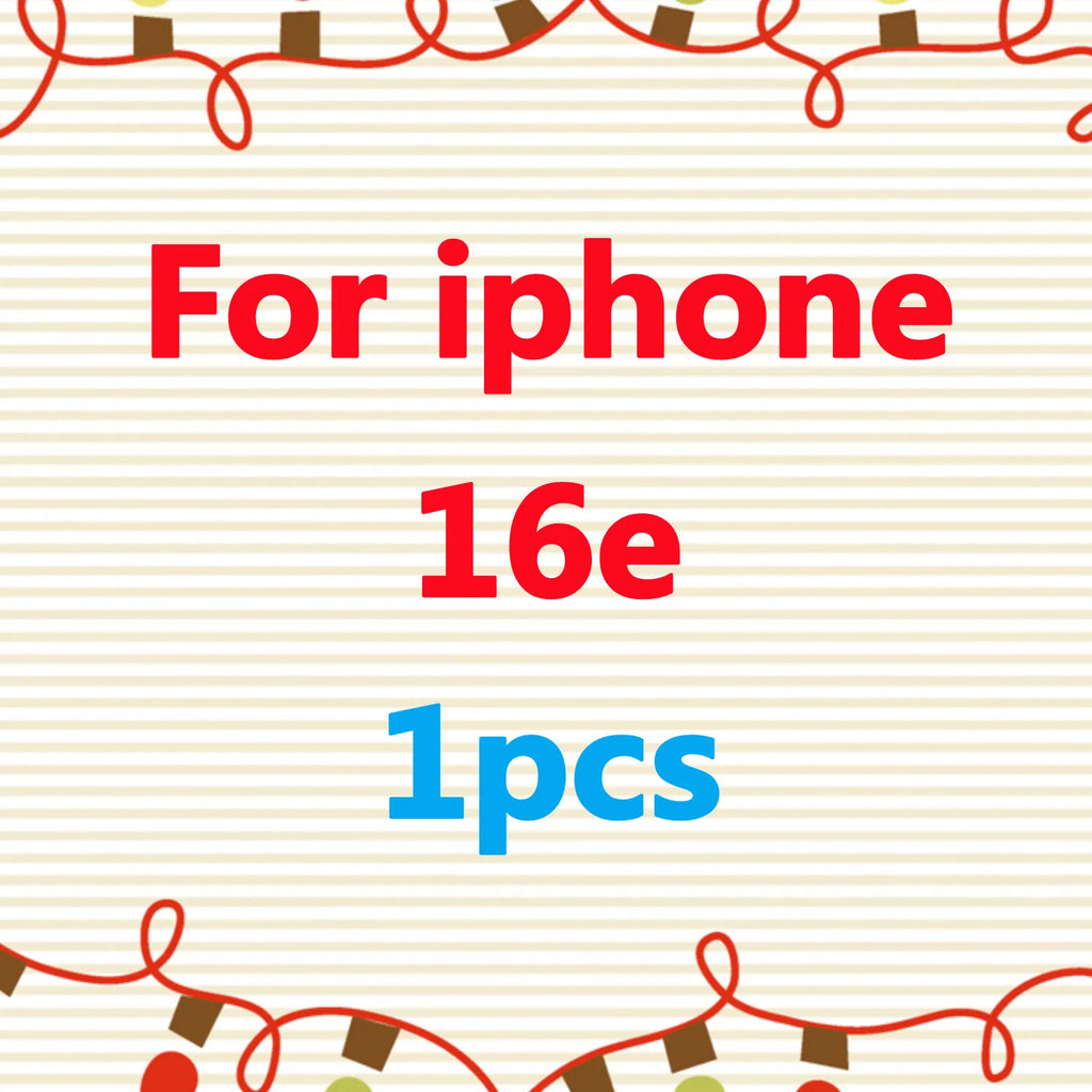 For iphone 16e tempered Glass protective film, scratch resistant and bubble free 6.1 inch 9H hardness glass Film