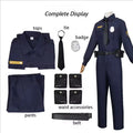 Nick Folk Cosplay Outfits Nick Wilde Clothes Nick Police Uniform Adult Christmas Halloween Carnival Role Play Uniform for Men