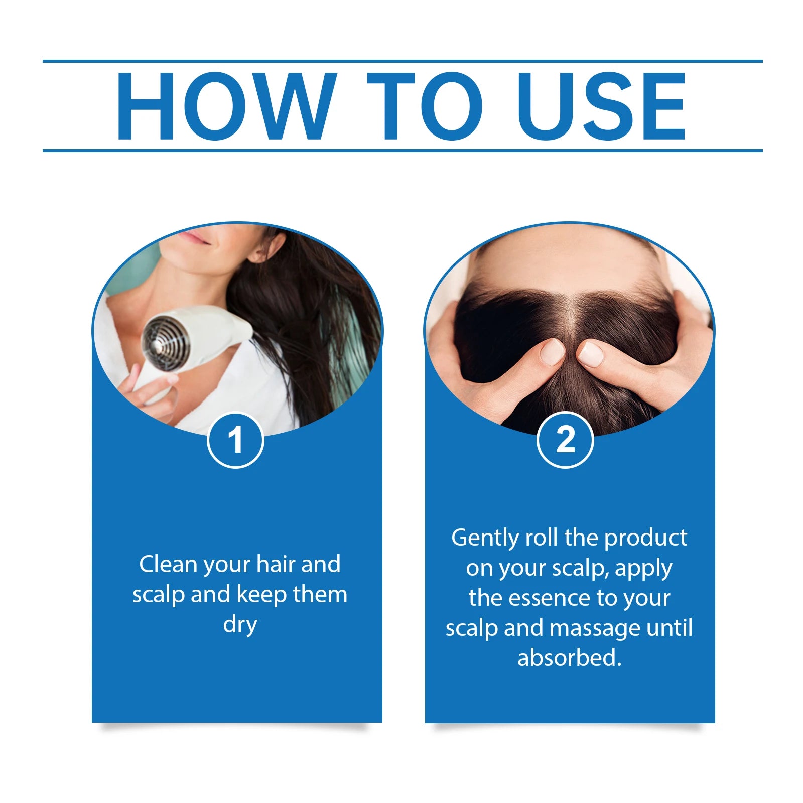 Rosemary Hair Serum Relax Scalp Stimulate Follicles Promote Hair Growth Roller Frizzy Split Ends Damaged Hair Repair Essence Oil