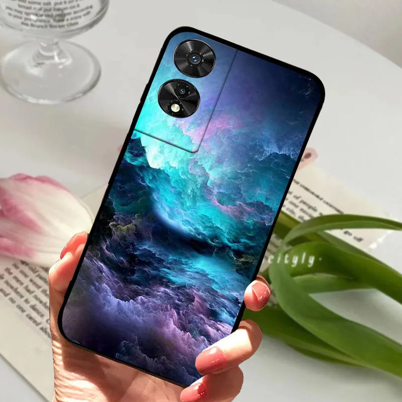 For TCL 505 Case TCL 50 SE / 50 5G Silicone Shockproof Soft Phone Cover for TCL 505 Case Funda Cute TPU Coque Protective Shell