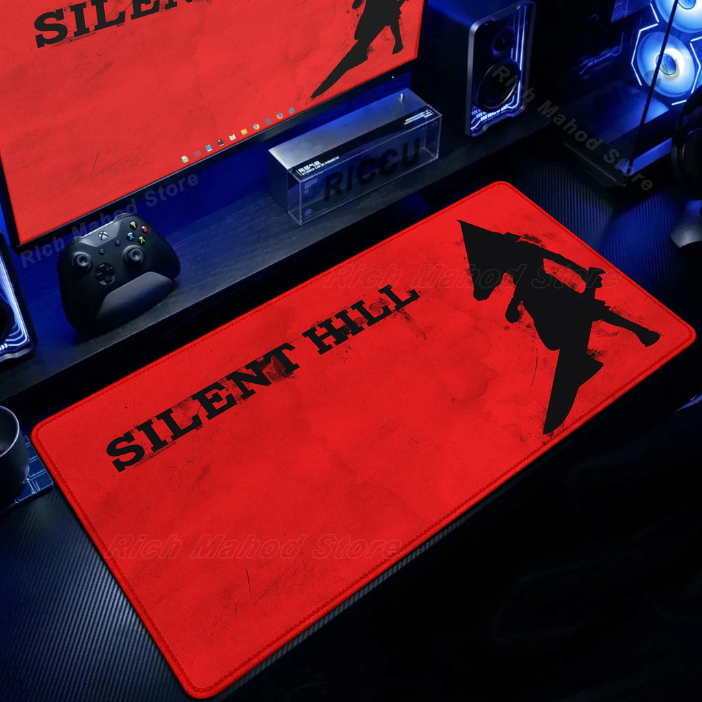 Game S_silent Hill Mouse Pad Large Gaming Extended Mat Gamer PC Mousepad Compute Keyboard Mousemat XXL Carpet Laptop accessories