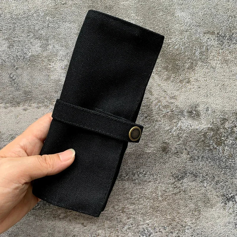 Watch Band Roll Organizer With 5 Slots Storage Box Watch Strap Smart Watch Storage Bag Leather Handmade Travel Case storage bag
