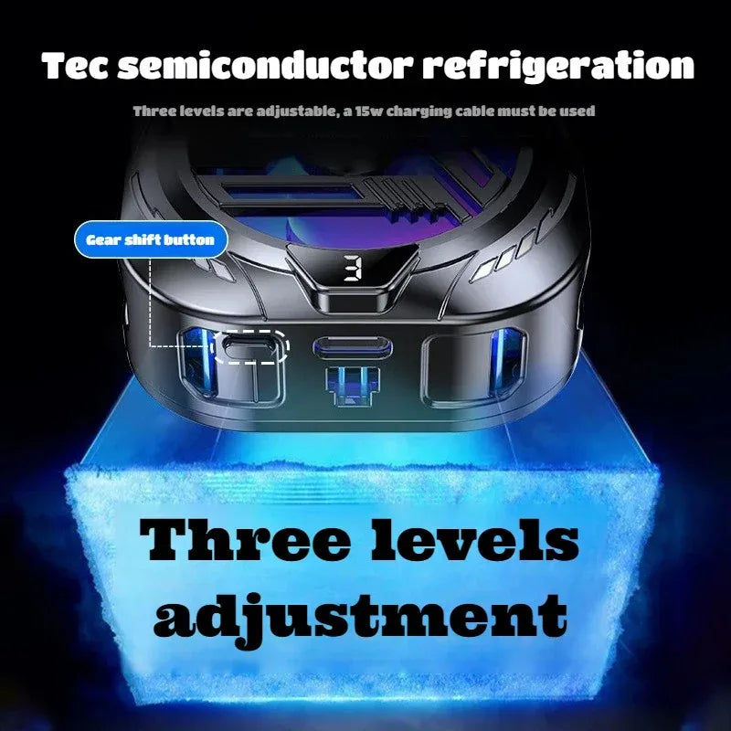 Magnetic Back clip Mobile Phone Cooler Silent Semiconductor Cooling Radiator Phones The Ultimate Summer Cooling Gadget