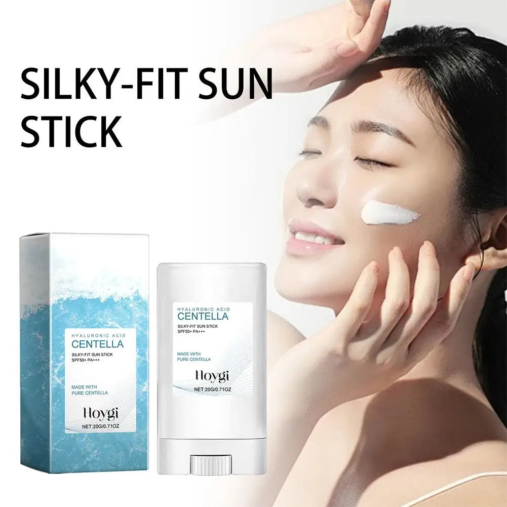 Hyaluronic Acid Face Serum Face Sunscreen Stick Refresh Sun Stick SPF50 PA Lightweight Sunscreen Stick Moisture Stick Sunscreen