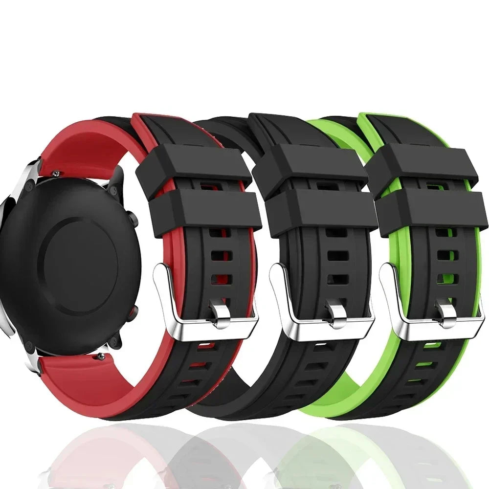 Silicone Breathable Band For Fossil gen 6 44mm Gen6 5 5e/Gen 5 LTE 45mm Strap Bracelet Replacement 20mm 22mm Sports Accessorie