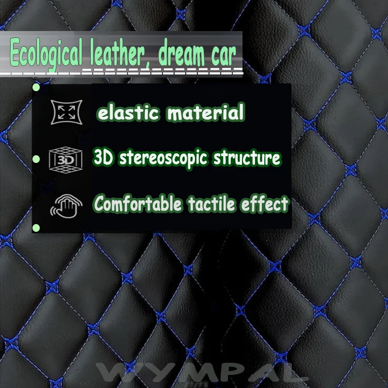 Car Mats Floor For Hyundai Kona Electric OS 2018 2019 2020 2021 2022 Anti Dirt Protective Carpets Leather Mats Car Accessoriess