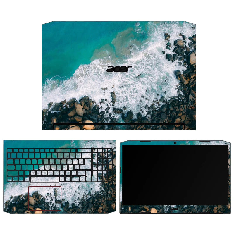 Laptop Skins for Acer Nitro 5 AN517-52 54 42 55 AN515-57 58 Vinyl Stickers AN16-41 51 AN515-54 55 56 44 45 46 47 Custom Film