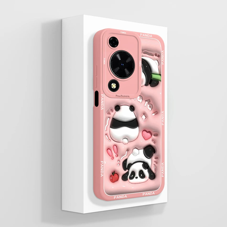 Case For Huawei Nova Y72 Cute Design Phone Cover Camera Protector Soft Liquid Silicone Funda Models MGA-LX3 Protective Bumper