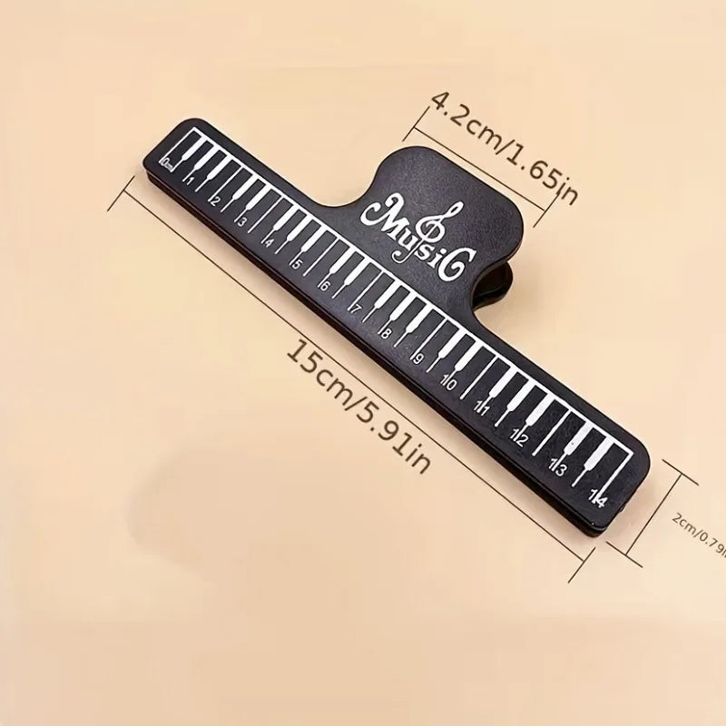 4pcs Music Book Clip, Secure Your Music Sheets with The Ultimate Music Book Clip - Perfect for Musicians,and Sheet Music Stands!