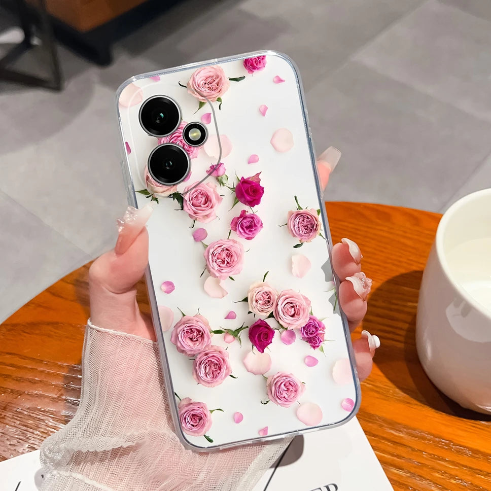For Honor 400 Pro 5G Case Cute Astronaut Transparent TPU Soft Silicone Phone Back Cover For Honor 400Pro High Quality Funda Capa