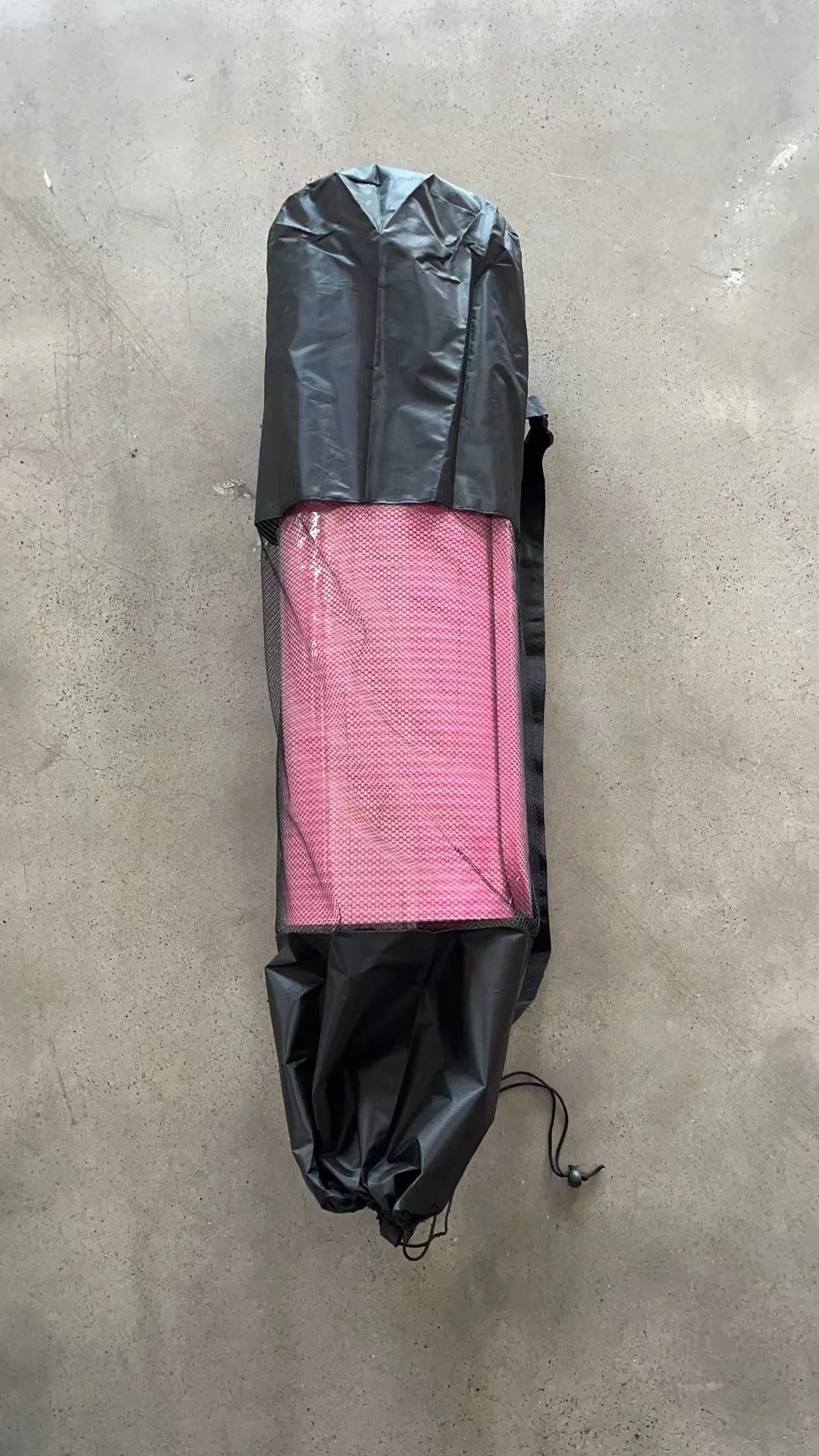 Yoga Mat High Density Exercise Mat, Anti-Tear Exercise Yoga Mat with Carrying Strap, Suitable for Various Yoga Exercises