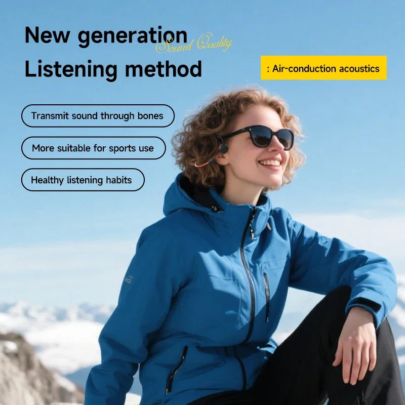 LZQLY Bone Conduction Headset Wireless Swimming Headphone IPX8 Bluetooth 5.3 With Microphone Waterproof Exercise Fitness 2026