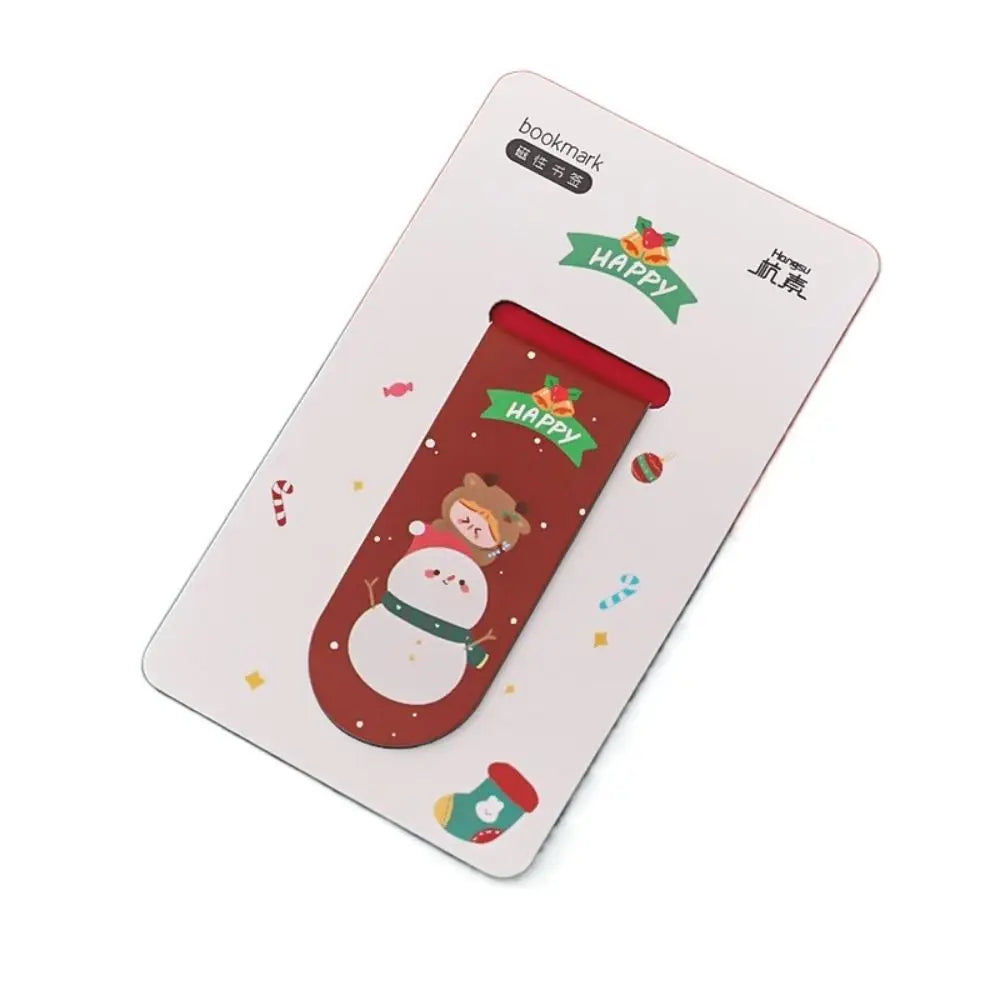 Office Supplies Gifts For Teacher Student Stationery Reading Marker Magnetic Bookmarks Christmas Bookmarks Book Page Folder