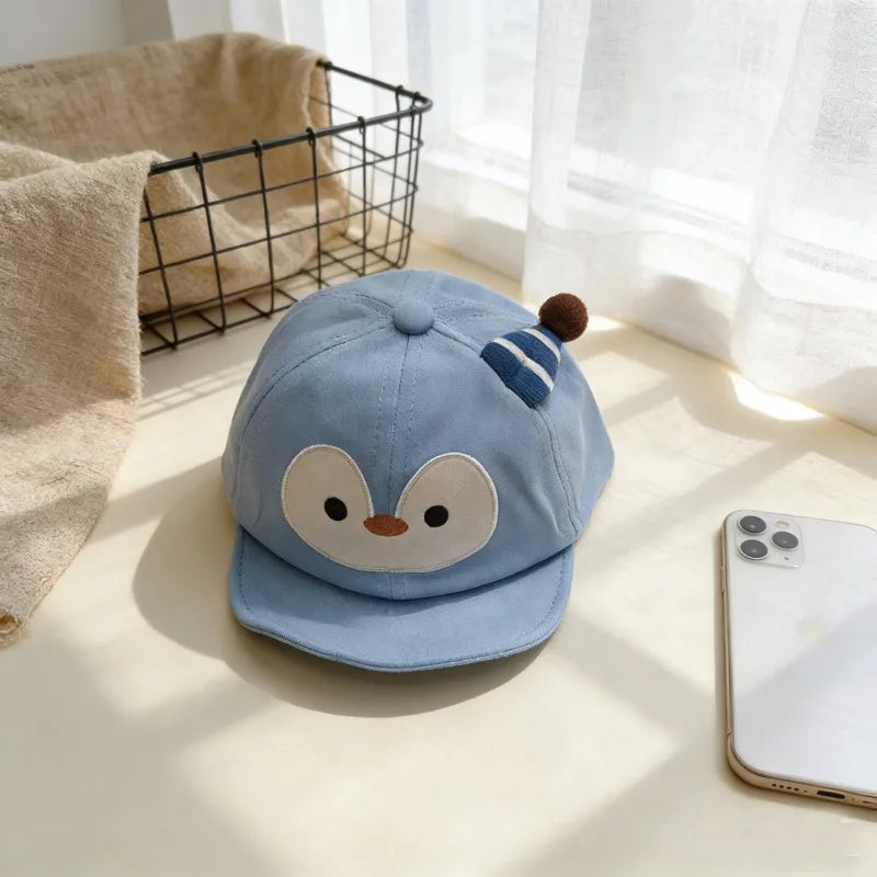 Baby Hat Spring Summer Sun Cap 48-50cm 6-24 Months Cute Duckbill Girls Boys Cap Toddler Infant Thin Sunscreen Baseball Kids Cap