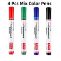 4Pcs/Set Erasable Magnetic Whiteboard Marker Pen Blackboard Marker Chalk Glass Ceramics Office School Art Marker Stationery