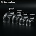 16 20 25 32 40 50mm Acrylic Pipe 90 Degree Elbow Transparent Plexiglass Fish Aquarium Water Tank Accessories Tank Tee Way Joints