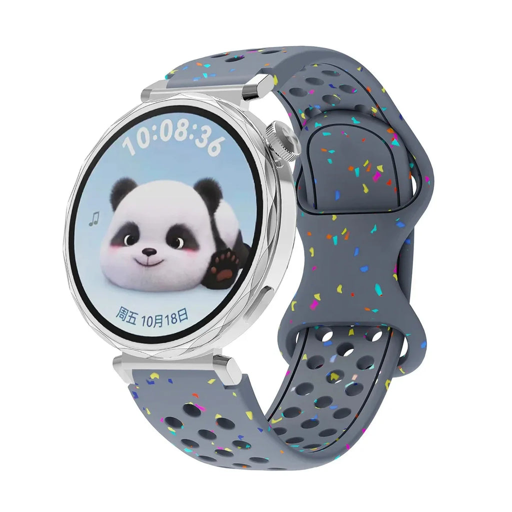 18mm Women Wristband for Huawei Watch GT6 41mm GT5 Pro 46mm Sport Silicone Breathe Strap Bracelet for Huawei Watch GT4 41mm Band