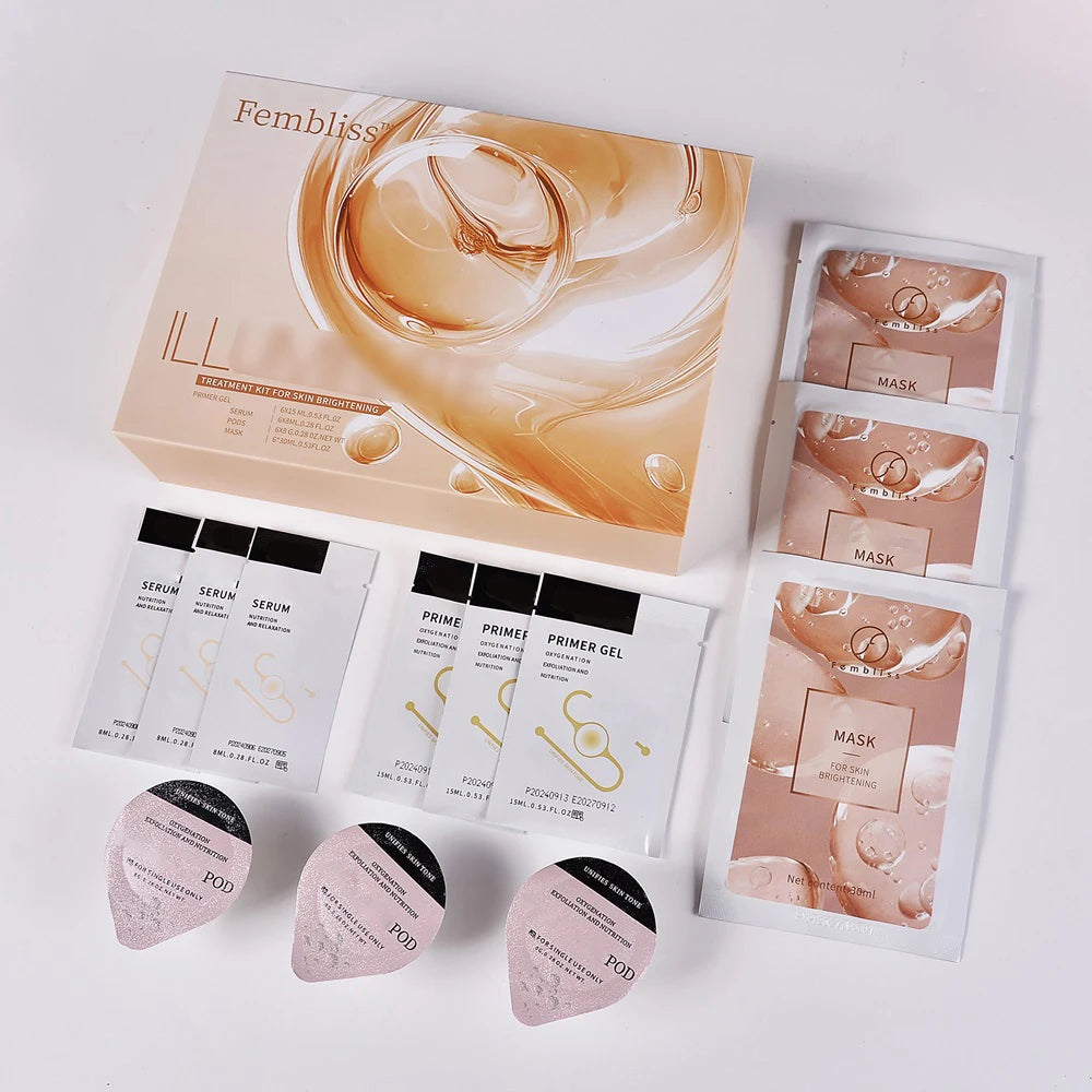 3.0 Glam Revive Hydrate Detox kit Pods Serum For Oxygen Bubble Pen Aqua Facial Machine Skincare CO2 Serum Capsule Gels Facial SP
