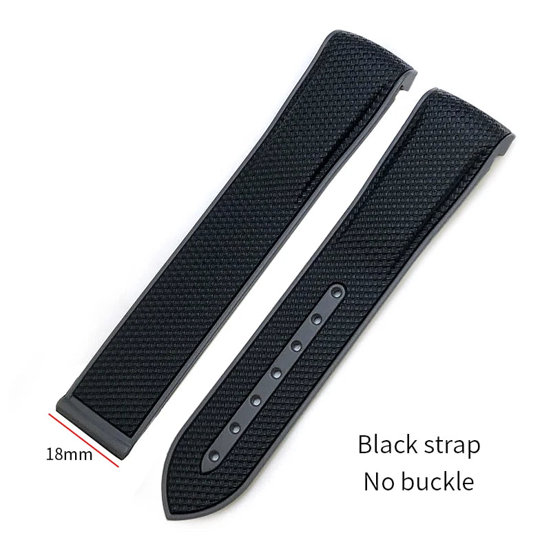 for Omega Planet Ocean Speedmaster Seamaster AT150 18mm 19mm 20mm High Quality Rubber Watchband Silicone Colorful Watch Strap