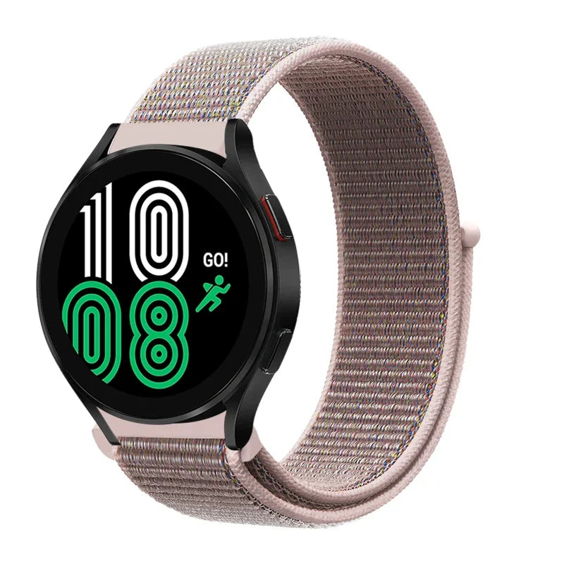 20mm Nylon loop 22mm Band For Samsung Galaxy Watch 6/5/pro/4/Classic/active 2 43-47-40-44mm sport bracelet huawei gt 2/e/3 strap