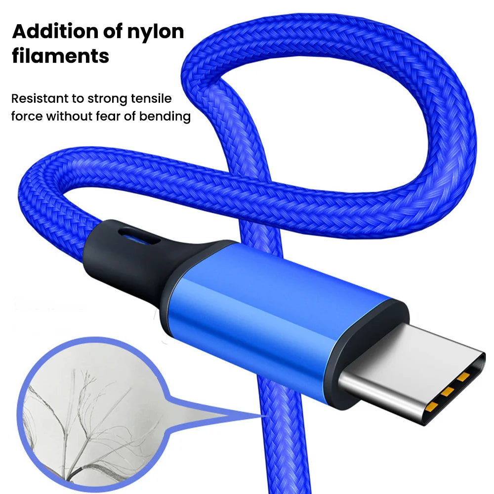 Olaf 25cm USB to Type C/Micro USB Short Charging Cable 3A USB Type C Micro Data Cable for Xiaomi Samsung Android Power Bank Cord