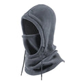 Unisex Winter Balaclava Knit Hooded Windproof Cycling Face Mask with Drawstring Motorcycle Riding Headgear Warm Knitted Caps