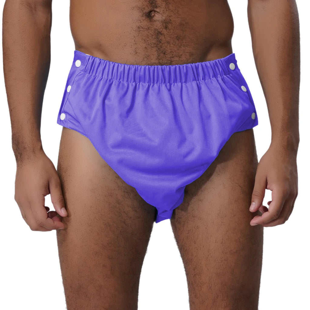 Adults Tear Away Diaper Cover Underwear  Adjustable Waist Leak-proof Reusable Adaptive Underwear for Elders Bedridden Patients