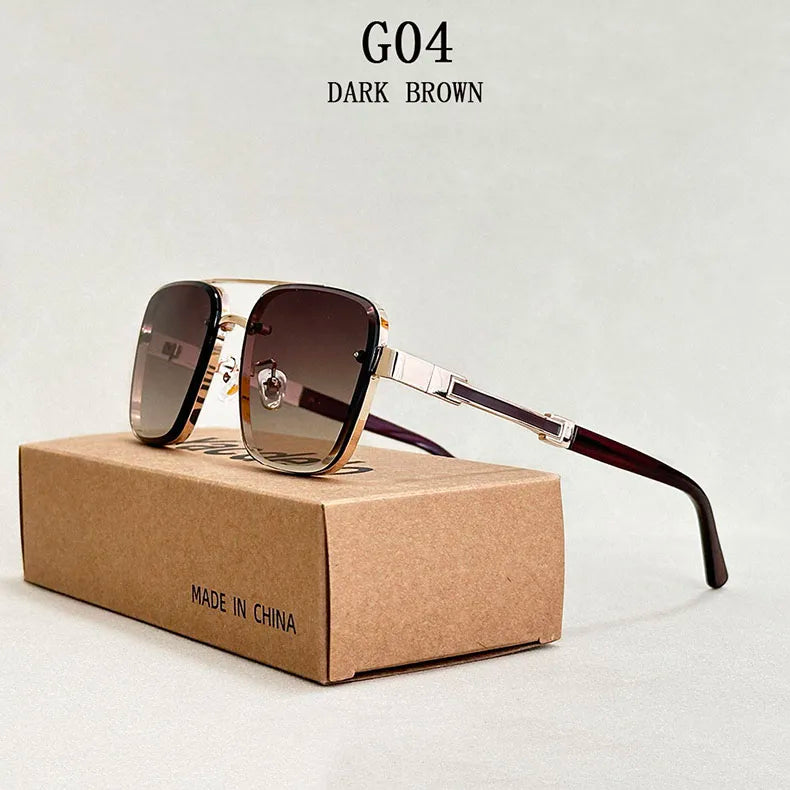 Designer Square Sunglasses For Men Oculos Vintage Trending Sunglasses Dropshipping Glasses Vacation Outdoor Lentes Gafas De Sol
