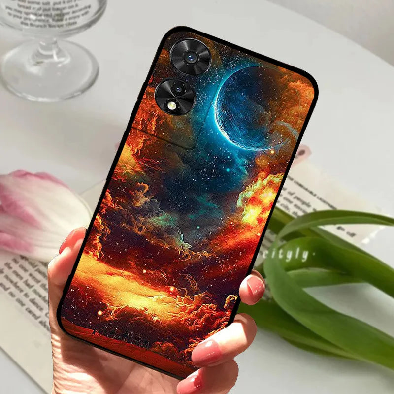 For TCL 505 Case TCL 50 SE / 50 5G Silicone Shockproof Soft Phone Cover for TCL 505 Case Funda Cute TPU Coque Protective Shell