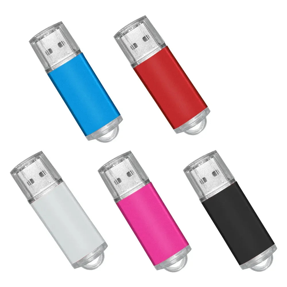 100PCS Custom Flash Drive Pen Drive 4GB 8GB 16GB 32GB 64GB High Speed Usb Stick 2. 0 Memoria Stick Memory Flash Drive Pendrive
