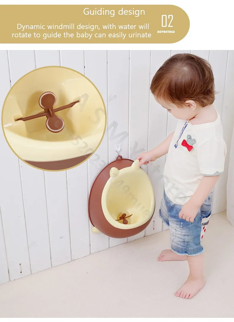Boys urinal, standing urinal, boys children's toilet basin, unique shape toilet basin, suitable for 1-7 years old babies