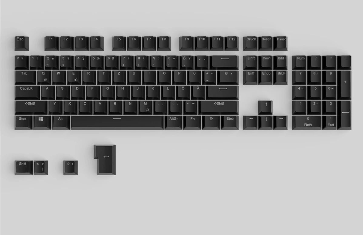 Russian Keycaps Spanish Arabic Korean Portuguese French German Thai Letters Translucent Keycaps For Cherry MX Switch 104 Key LK1