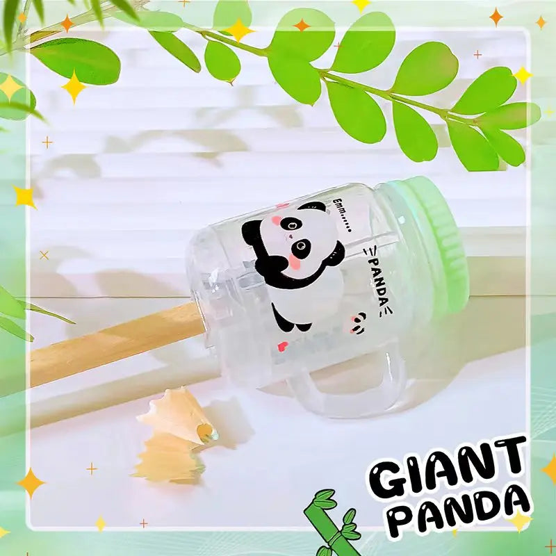 Office back to school supplies kawaii Stationery for school cute panda pencil sharpener school supplies stationery school useful