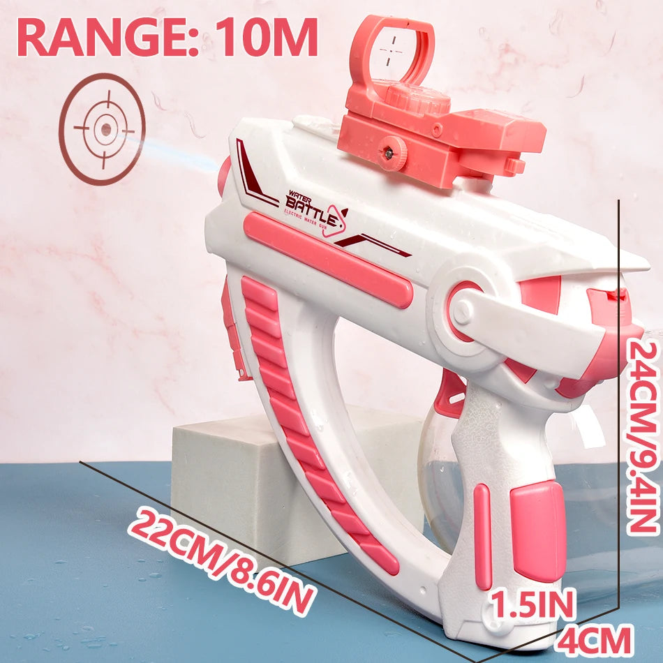 Summer electric Water gun toys, suitable for boys and girls, mechanical continuous shooting outdoor beach water games,