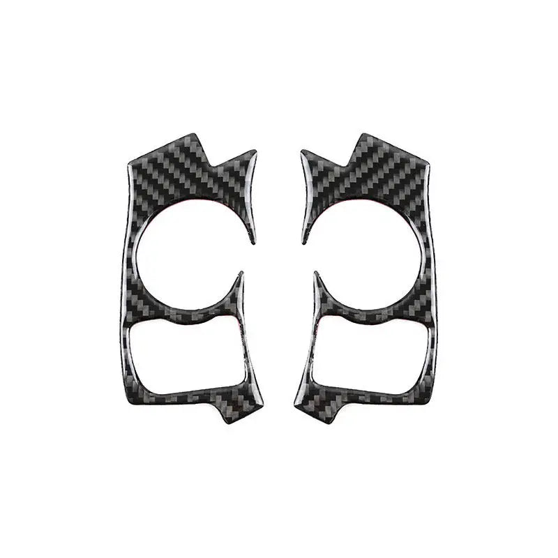 For Lexus IS250 NX200 200t 300h 2013 2014 2015 2016 2017 2018 2019 2020 Car Carbon Fiber Inner Steering Wheel Button Trim Cover