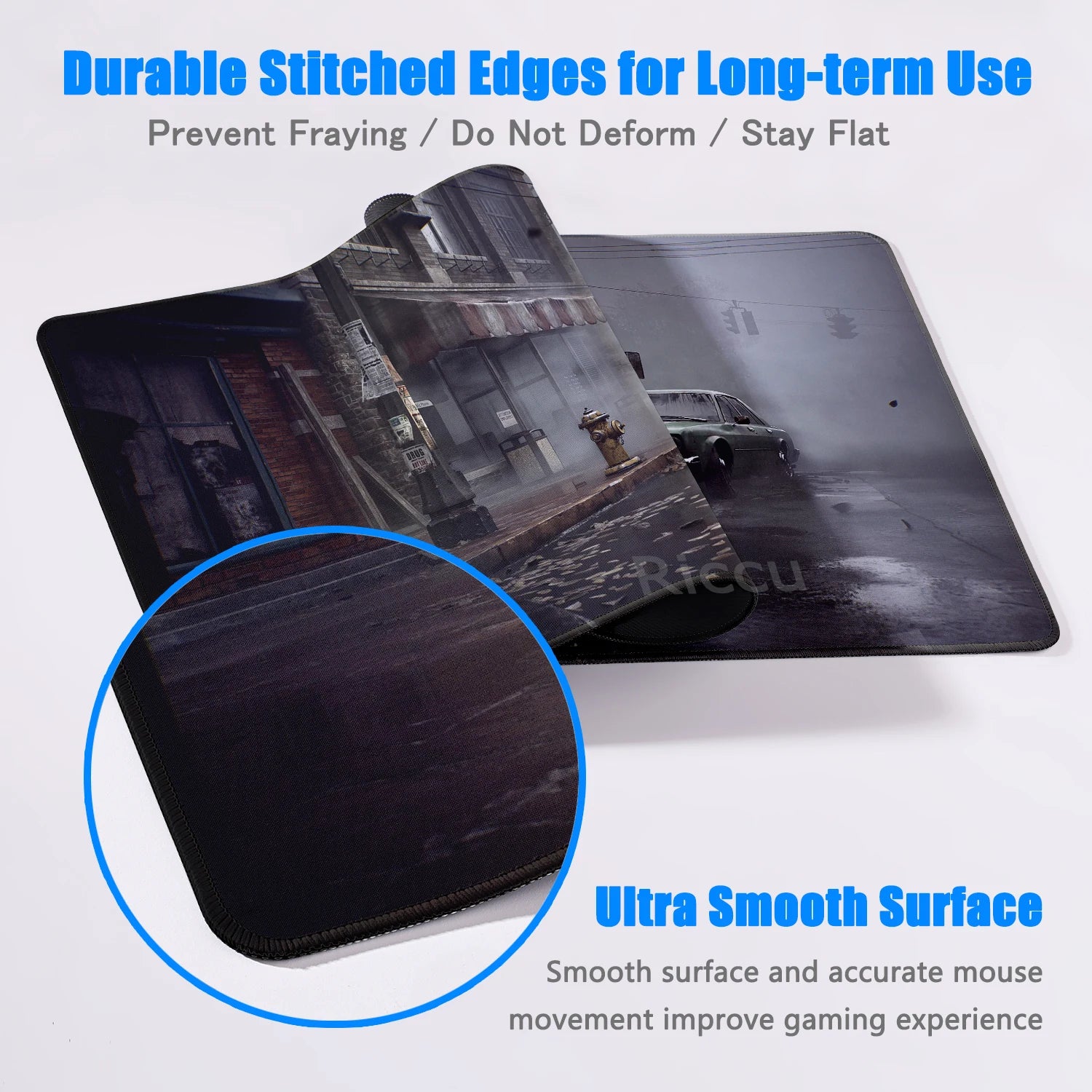 Game S_silent Hill Mouse Pad Large Gaming Extended Mat Gamer PC Mousepad Compute Keyboard Mousemat XXL Carpet Laptop accessories