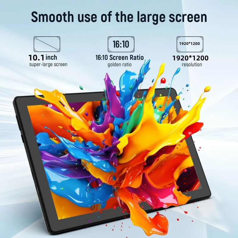 10.1 INCH Android 11 Tablet PC FC10 RAM 2GB ROM 32GB Allwinner A133 Quad-Core 1.4GHz  Resolution 1280 x 800 IPS HD Dual Camera