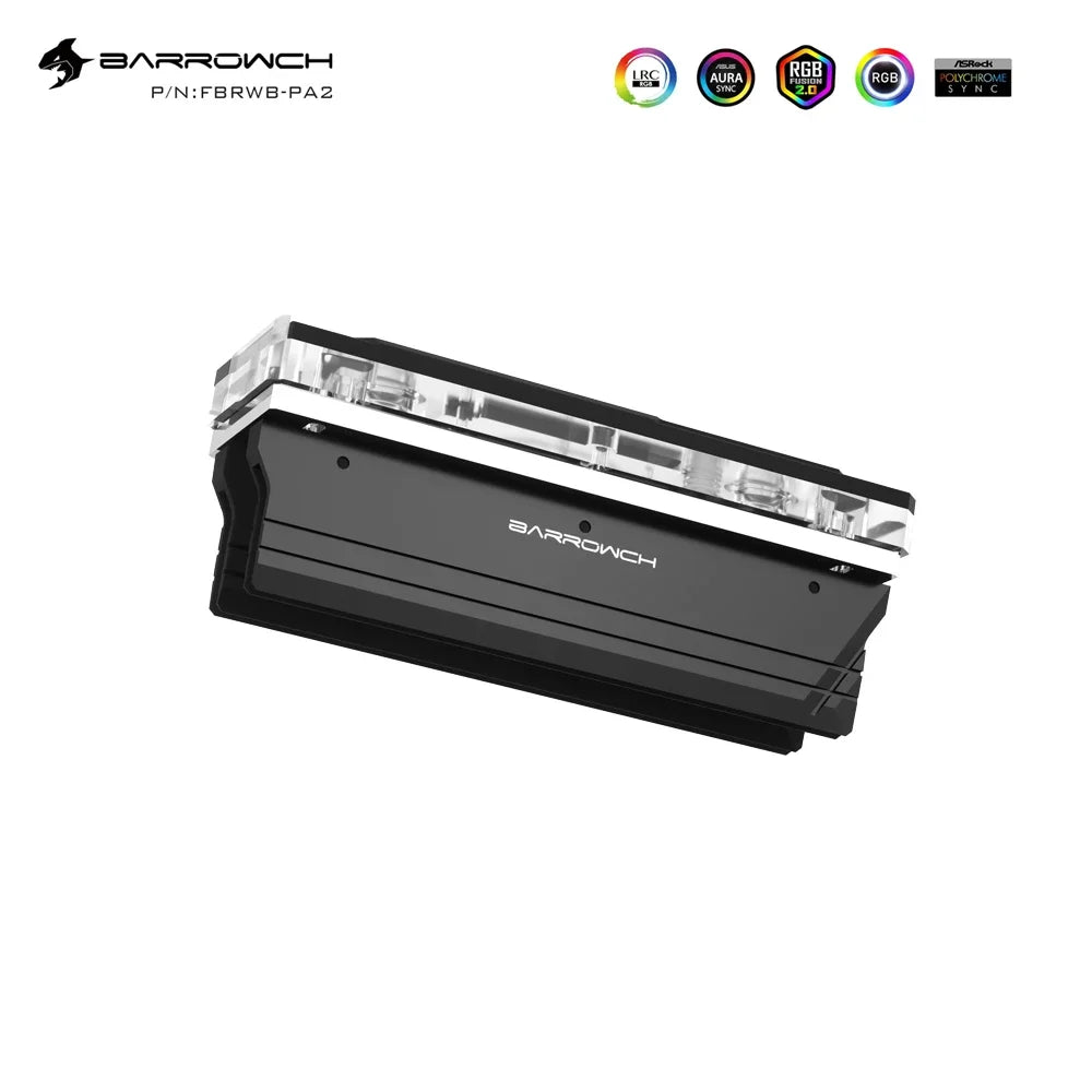 Barrowch DDR5/DDR4 Water cooler memory block memory water cooling block With TFT Digital Display 5v ARGB 3pin Lighting