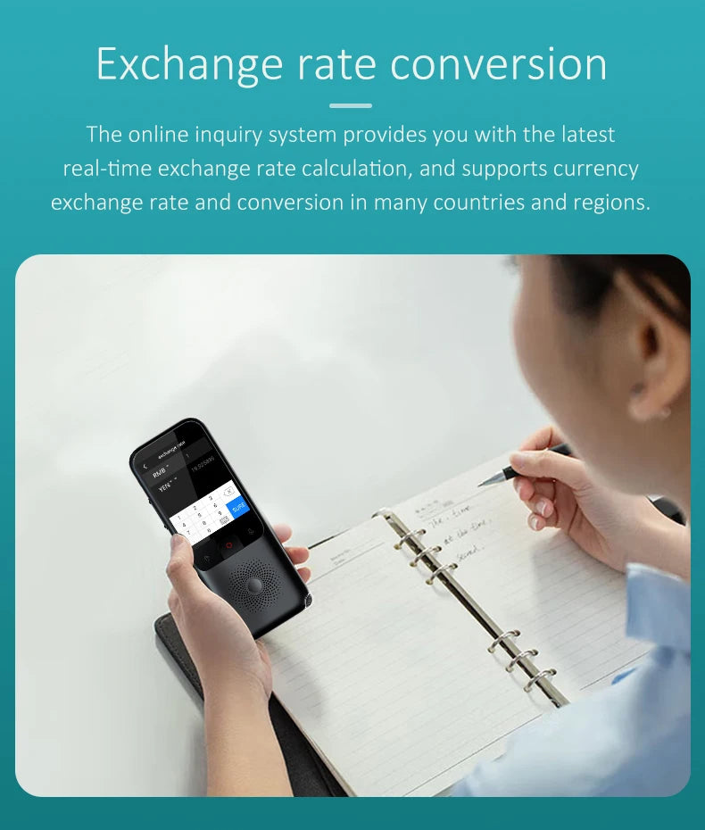 MSAI T11 Translator 138 Languages for Travel Real-time 17 Languages Offline Translation Photo 75 Languages 1500mAh 1+8GB