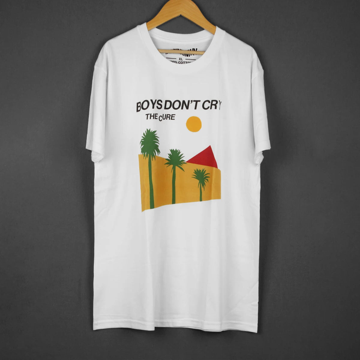 Boys Don't Cry The Cure T Shirt New Wave Post Punk Smiths Talking Heads Band Short Sleeves Men's Top Graphic Rock Printed Shirt