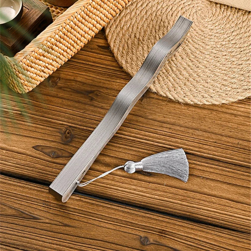 All-metal Fan Kung Fu Flying Feather Blade Stainless Steel Fitness Martial Arts Steel Folding Fan