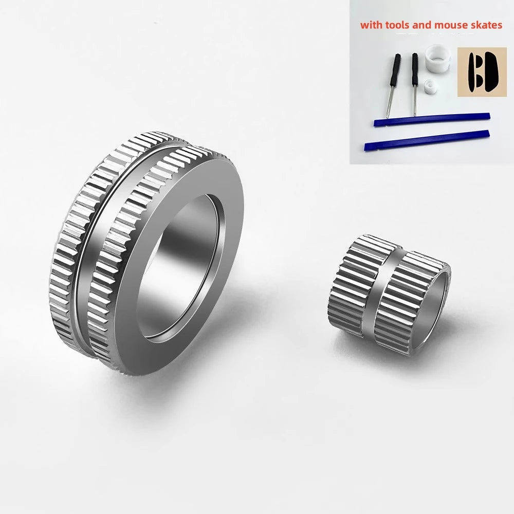 1 Piece Metal Mouse Scroll Wheel For Logitech MX Master 1 2 2s Replacement Magnesium Aluminum Alloy Mice Roller Accessory