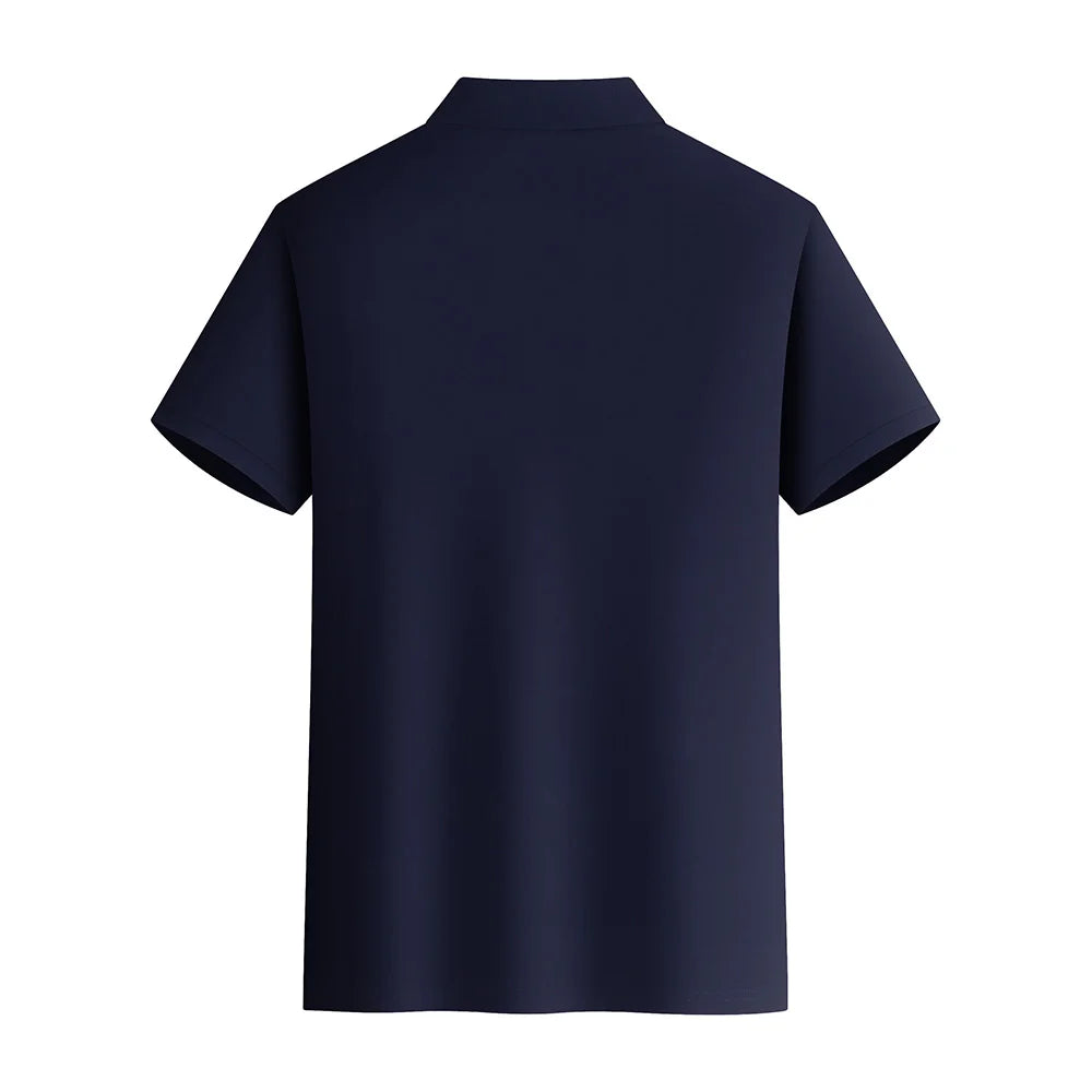 4XL High Quality Breathable Men Women Polo Shirts Casual Solid Color Short Sleeve Soft T-Shirt Oversize Gift Couple T-Shirt Tees
