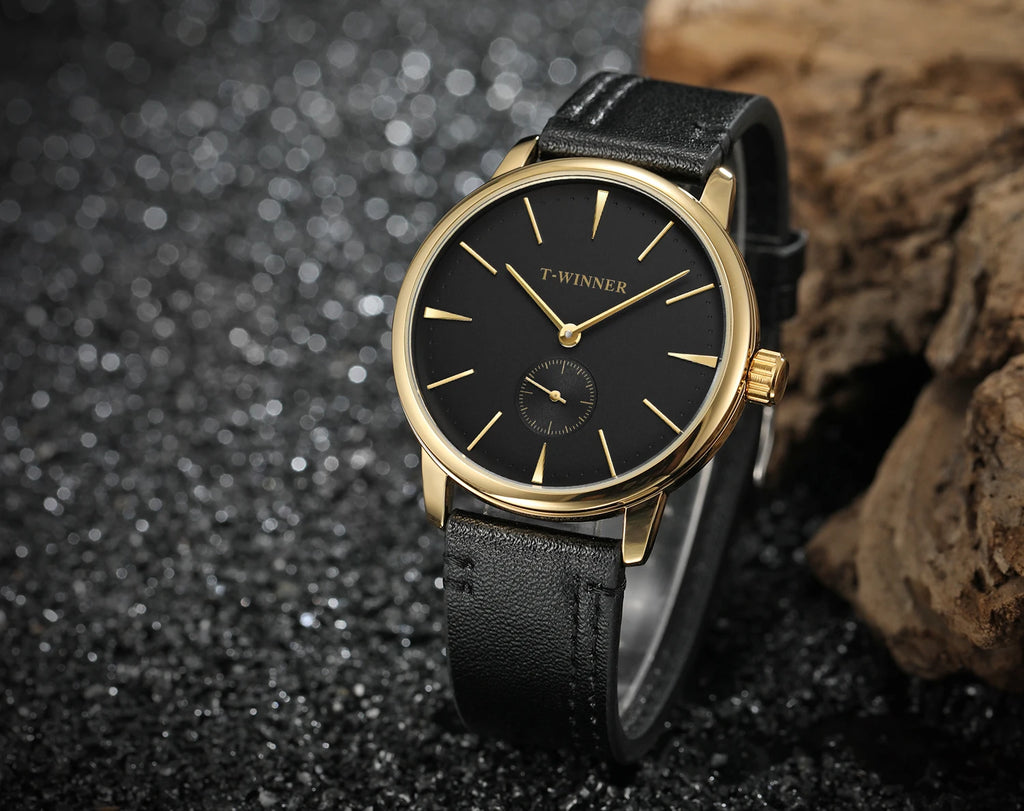 WINNER Official Original Replica Watch Thin Mechanical Watches for men Waterproof Elegant Fashion Classics wristwatch Clock