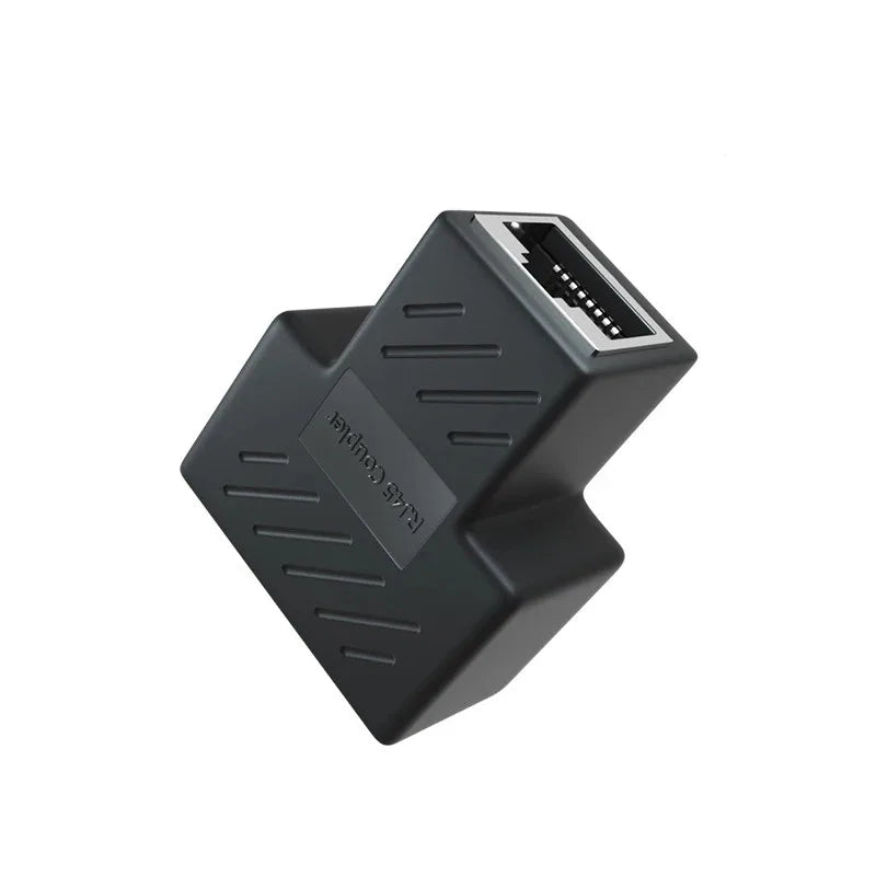 1/2/3/5pcs Network Rj45 Cable Port Network Cable Splitter Extender Plug Adapter Connector (8 Core) Split Into Two Splitter