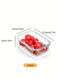 Glass Food Storage Container With Lid, For Meal Prep,Fridge And Dishwasher , Transparent For Storing Food, Salad, Fruit Etc.