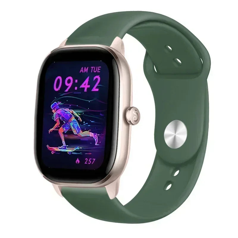 20mm 22mm Silicone Band For Amazfit GTR/GTS 2 3 4 Sport Band For Amazfit Active 2 Square/Balance 2/Cheetah Pro/Round/Bip 6 5 3