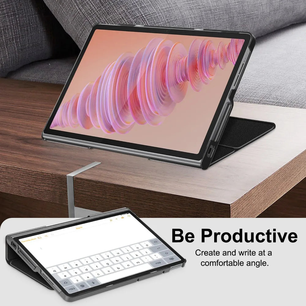 Case For Lenovo Tab Plus 11.5 inch 2024 TB351FU PU Leather Hard Plastic Back Stand Case For Lenovo Tab Plus 2024 11.5'' Cover