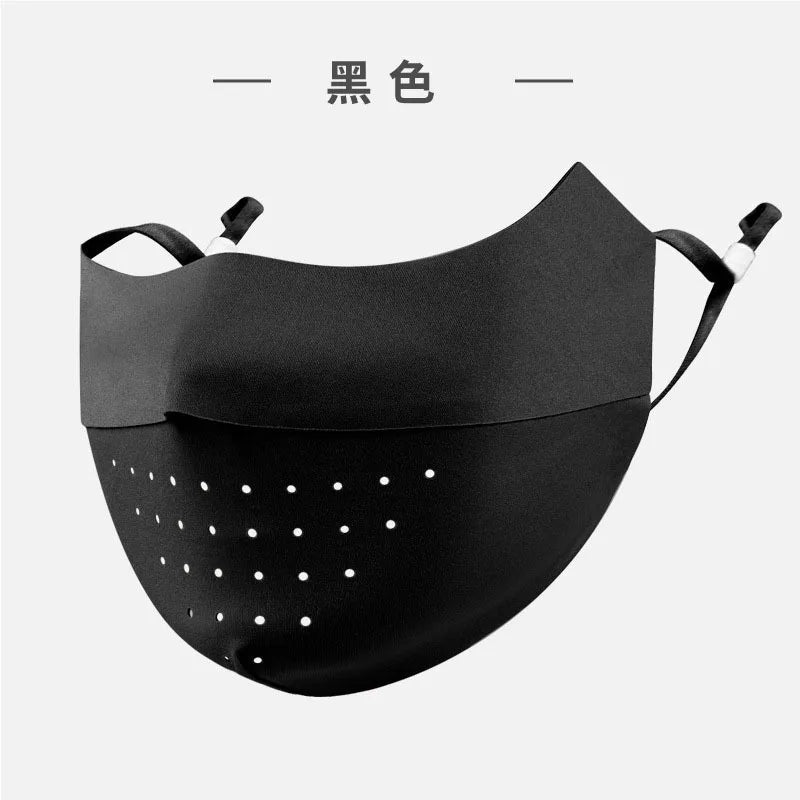 Sunscreen Mask, Ice Silk Seamless Summer Women's UV Protection 3d Three-dimensional Breathable Ice Feeling Thin Eye Corner Mask