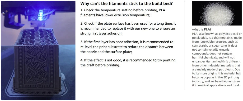 3D Printer Filament,HP3DF PLA Filament,1.75mm Dimensional Accuracy +/- 0.02mm, 1KG Spool (2.2 lbs),Fit Most FDM Printer (Mystic）